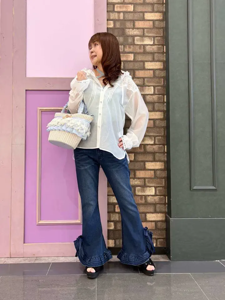 フリルフードシアーシャツ【期間限定価格】【2点10％OFF対象】 | axes