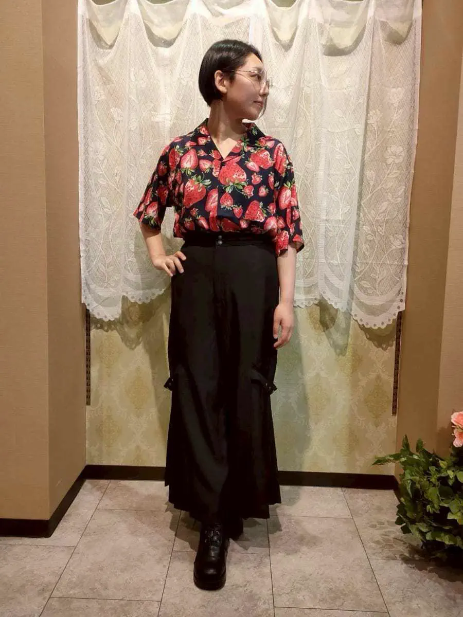 苺柄アロハシャツ【10％OFF対象】 | AXES-X | axes femme 公式