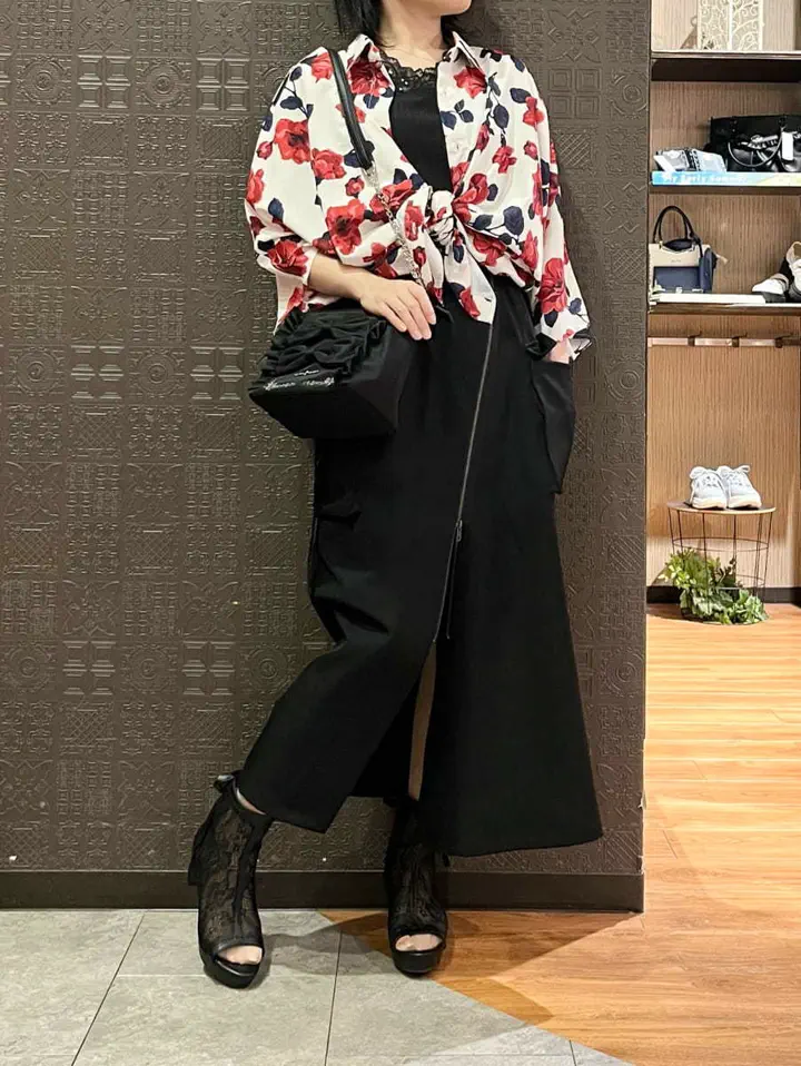 薔薇柄アロハシャツ【10％OFF対象】 | AXES-X | axes femme 公式