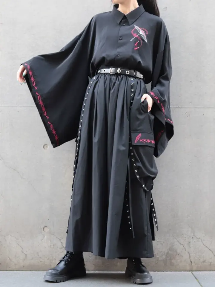 椿刺繍レースアップブーツ | axes femme 公式オンラインショップ