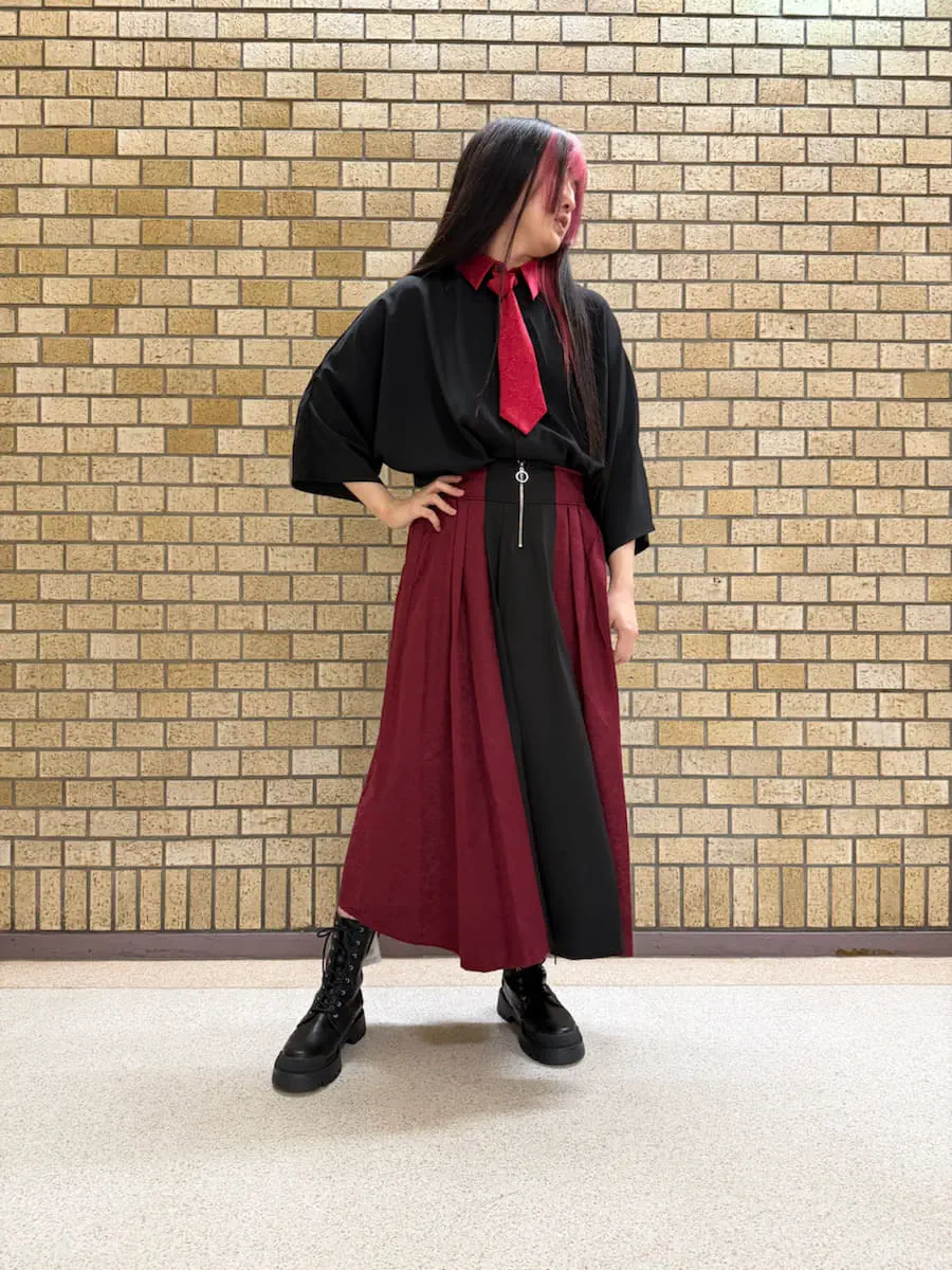 椿刺繍レースアップブーツ | 雑貨 | axes femme 公式オンライン