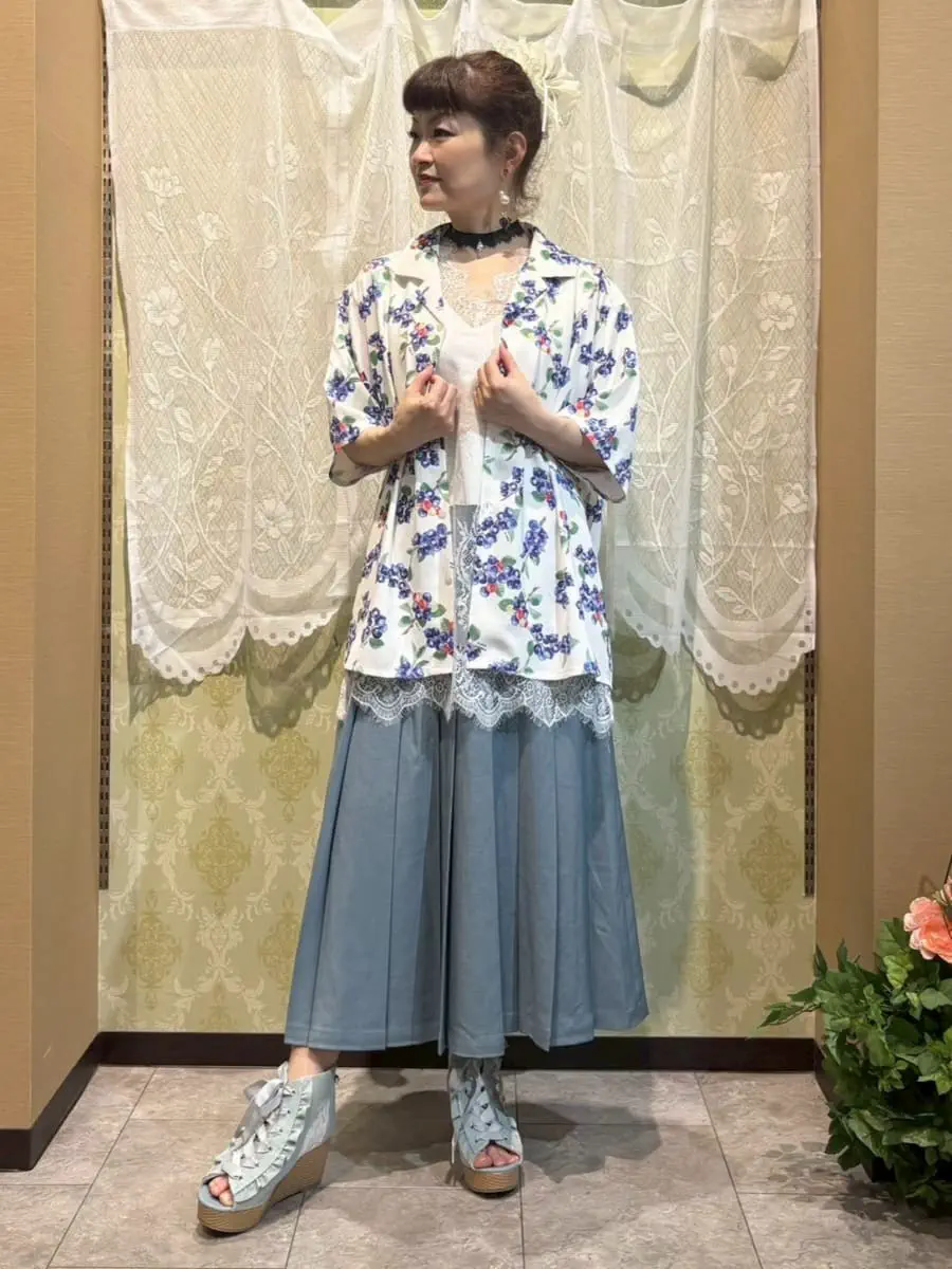 berry出品 ブルーベリー柄アロハシャツ【10％OFF対象】 | axes femme 公式
