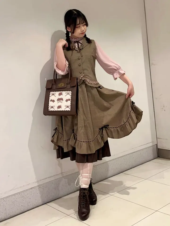 リボン使いラインタイツ【期間限定価格】 | axes femme -outlet
