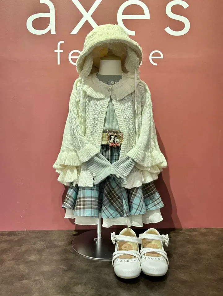 kidsパール使いニットポンチョ | kids -outlet- | axes femme 公式