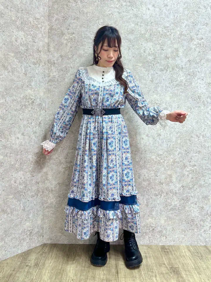ローズ・ステンドグラスワンピース【期間限定価格】 | axes femme