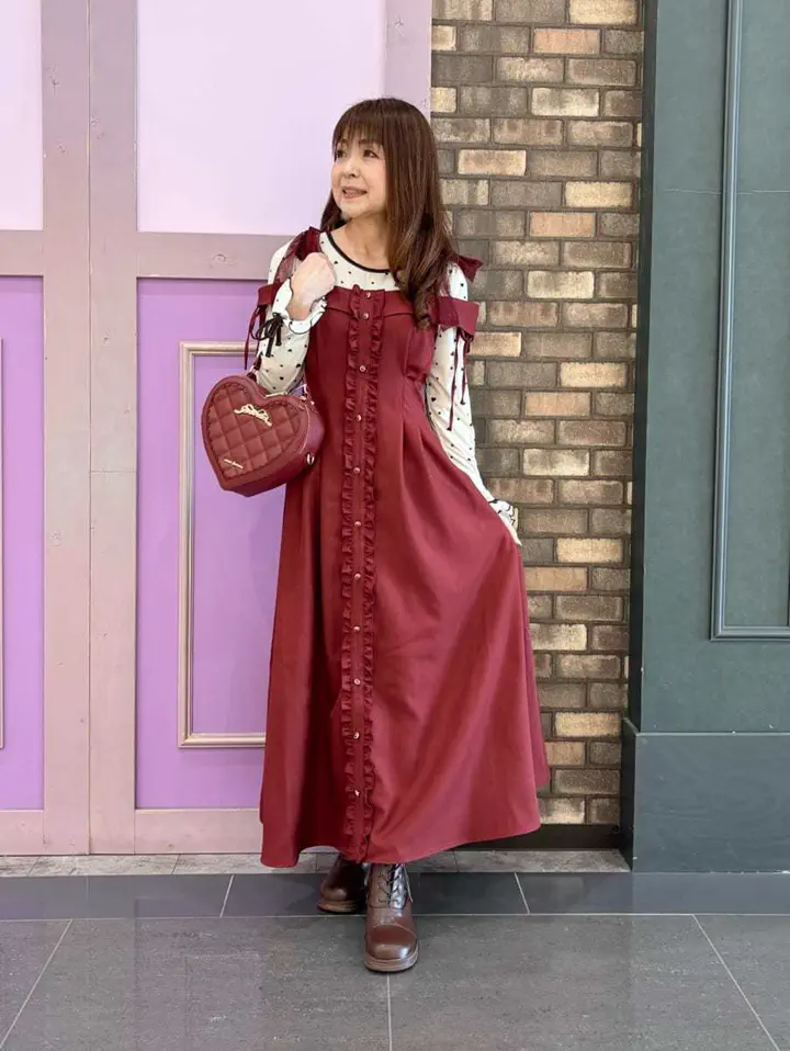 チュールリボン付ワンピース【10％OFF対象】 | axes femme 公式