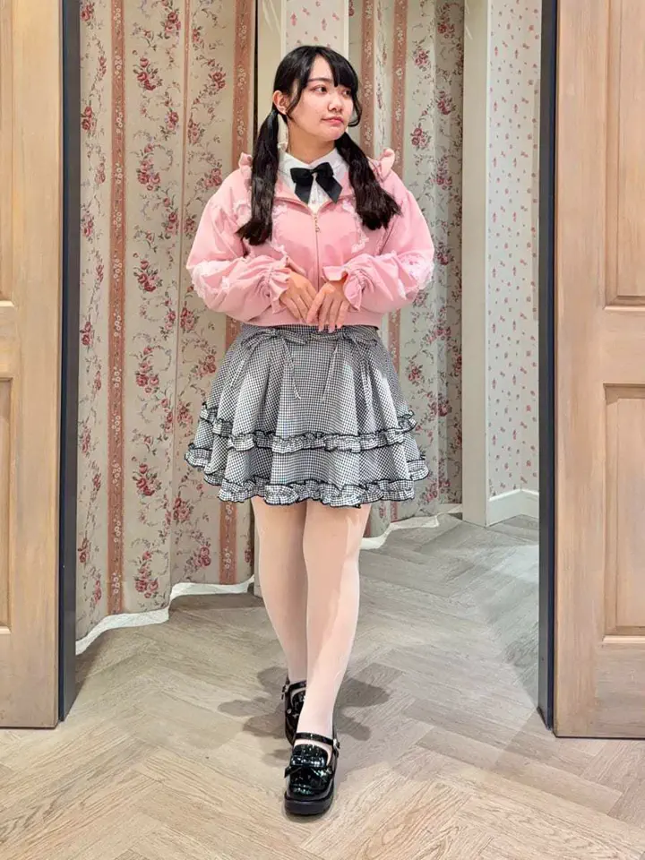 リボンフリルパーカー【10％OFF対象】 | POETIQUE | axes femme 公式