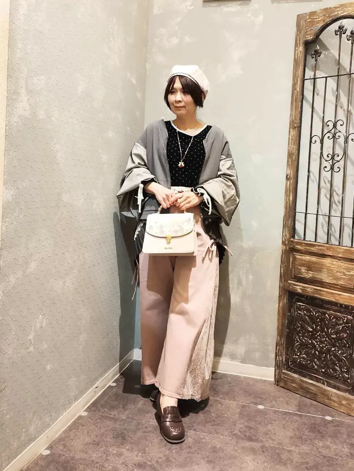 桜刺繍デザインベレー | axes femme 公式オンラインショップ