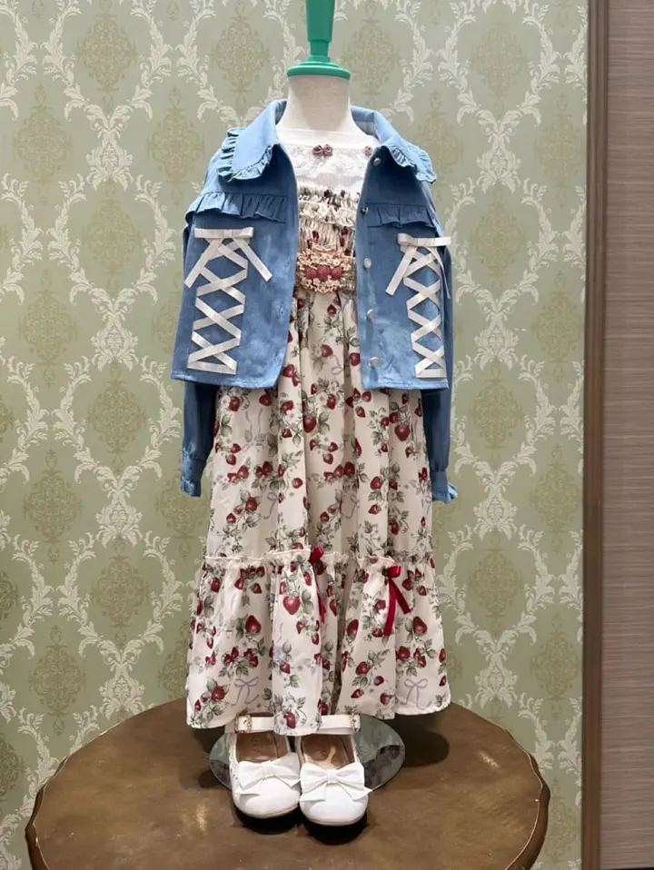 いちご柄ワンピース | axes femme 公式オンラインショップ｜アクシーズ