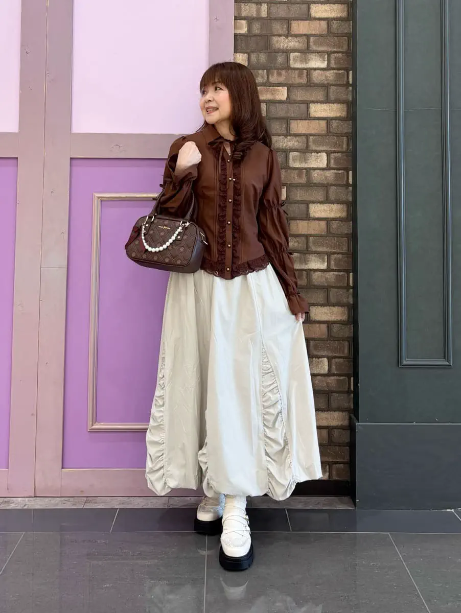 チェック柄プリントストール | axes femme | axes femme 公式