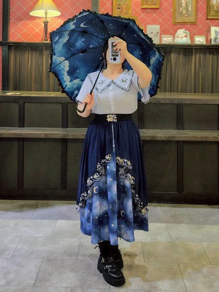 夜空柄晴雨兼用パゴダ傘 | 雑貨 | axes femme 公式オンラインショップ