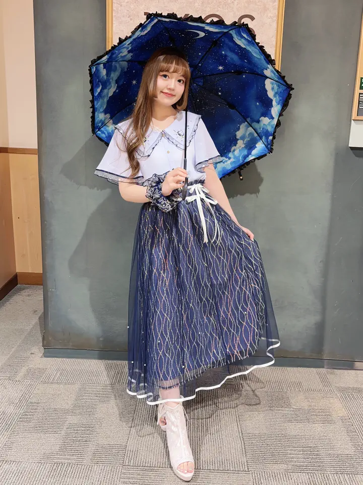 夜空柄晴雨兼用パゴダ傘 | axes femme 公式オンラインショップ
