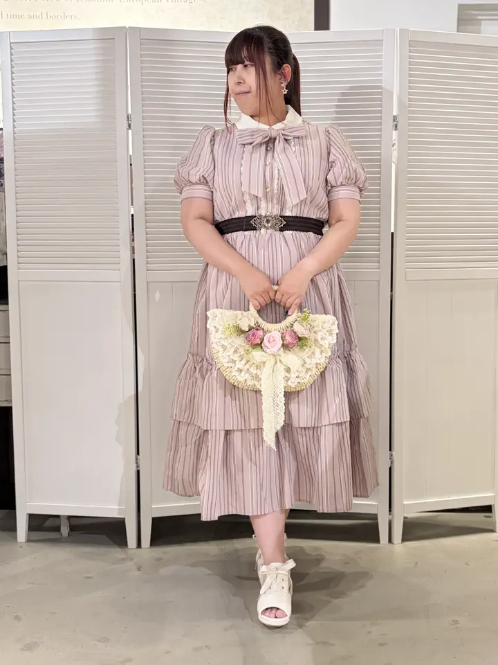 ブーケレースリボン雑材バッグ | axes femme 公式オンラインショップ