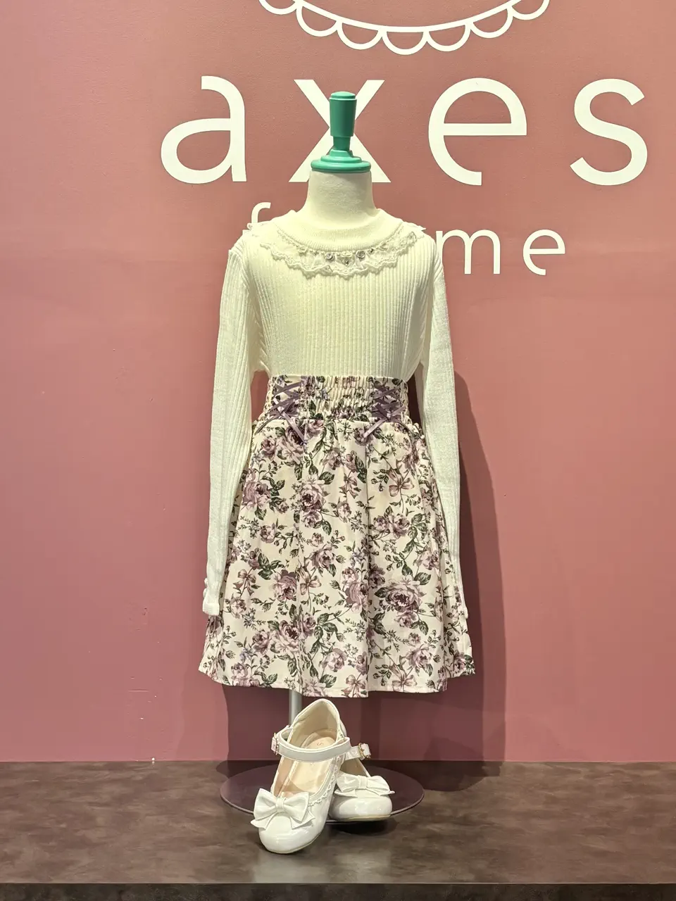 エナメルリボンパンプス【期間限定価格】 | kids | axes femme 公式