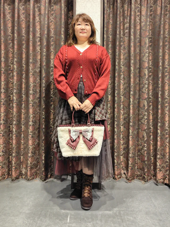 ビッグリボンファーバッグ【期間限定価格】 | axes femme -outlet