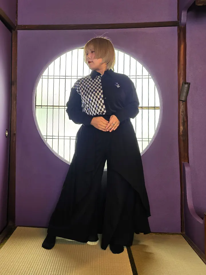 シアーレイヤードワイドパンツ | axes femme 公式オンラインショップ