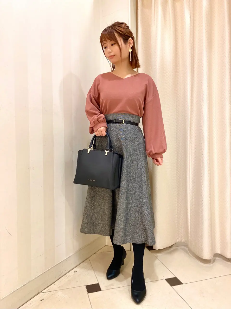 ANY SIS 横尾 コーディネート画像