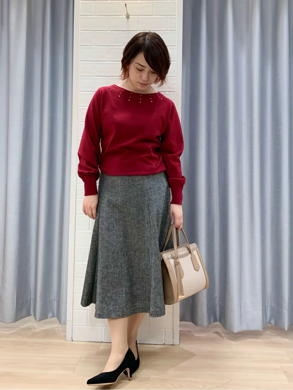 ANY SIS 丸岡 コーディネート画像