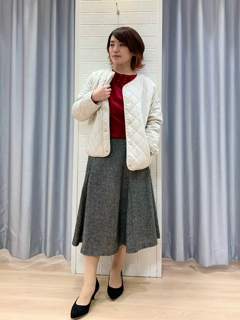 ANY SIS 丸岡 コーディネート画像