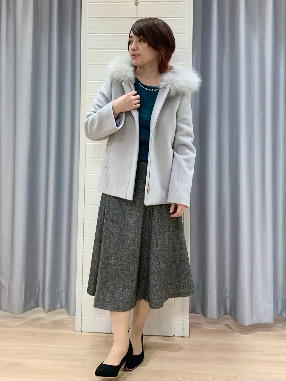 ANY SIS 丸岡 コーディネート画像