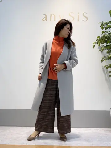ANY SIS 岡本 コーディネート画像
