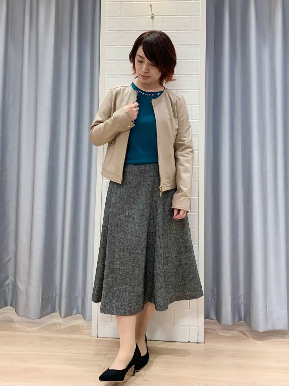 ANY SIS 丸岡 コーディネート画像