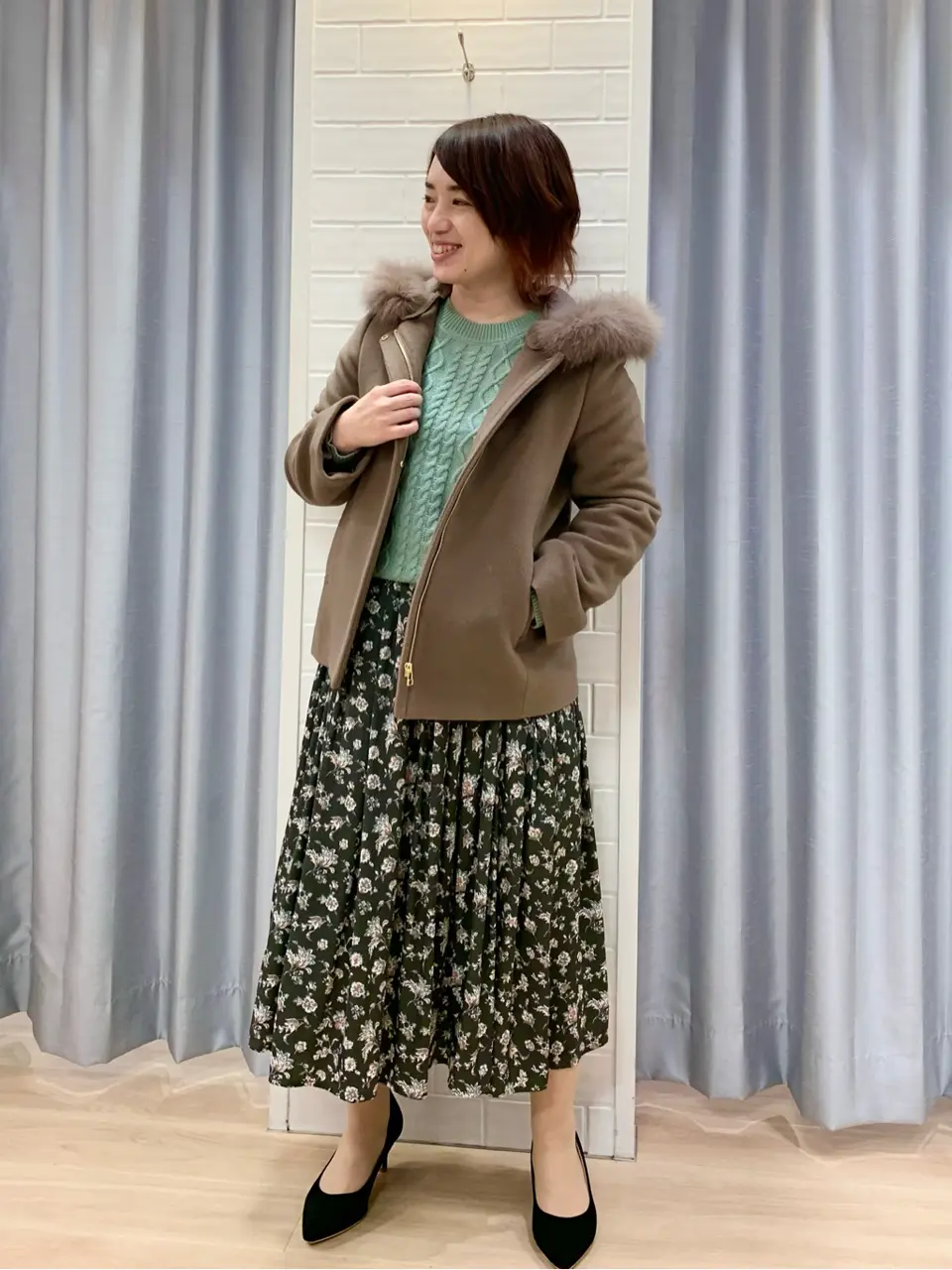 ANY SIS 丸岡 コーディネート画像