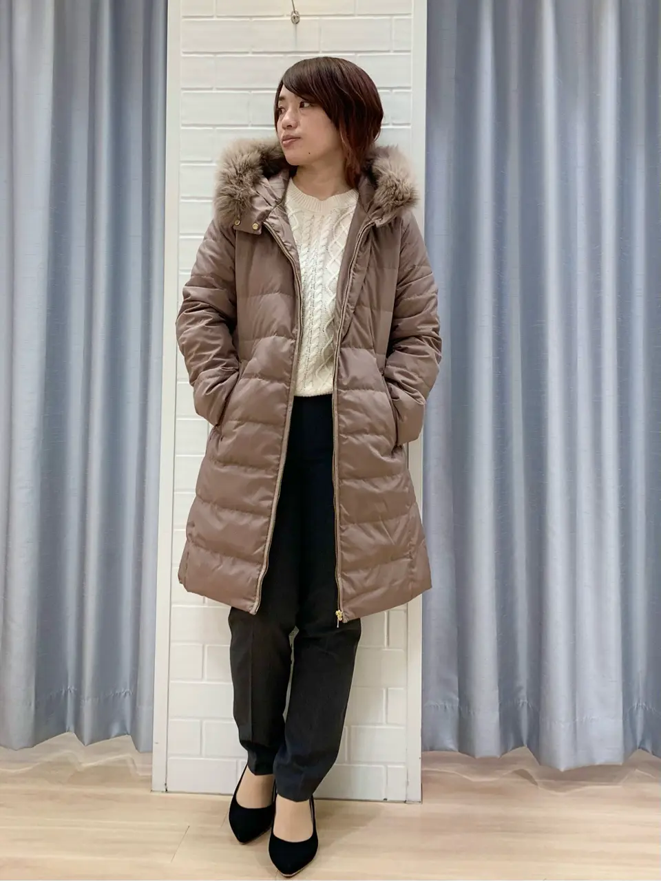 ANY SIS 丸岡 コーディネート画像