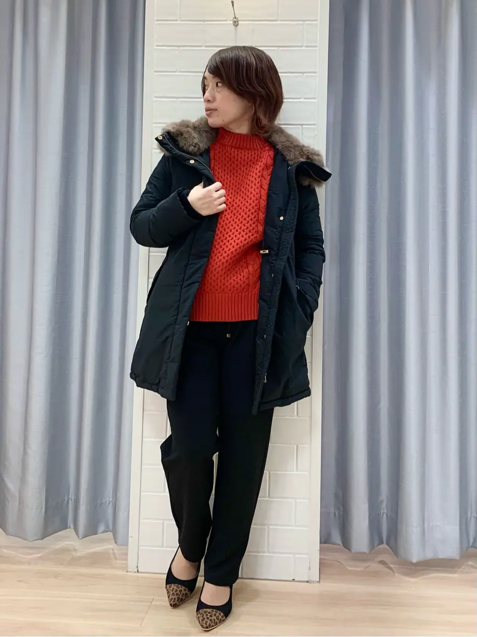 ANY SIS 丸岡 コーディネート画像