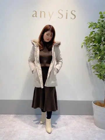 ANY SIS 岡本 コーディネート画像