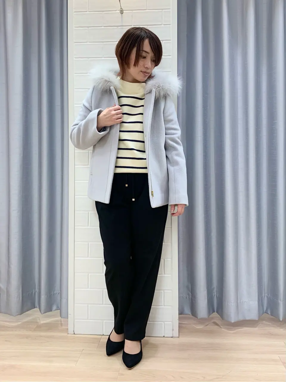 ANY SIS 丸岡 コーディネート画像