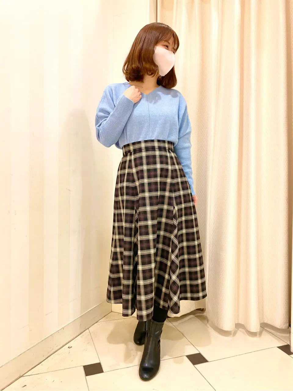 ANY SIS 横尾 コーディネート画像