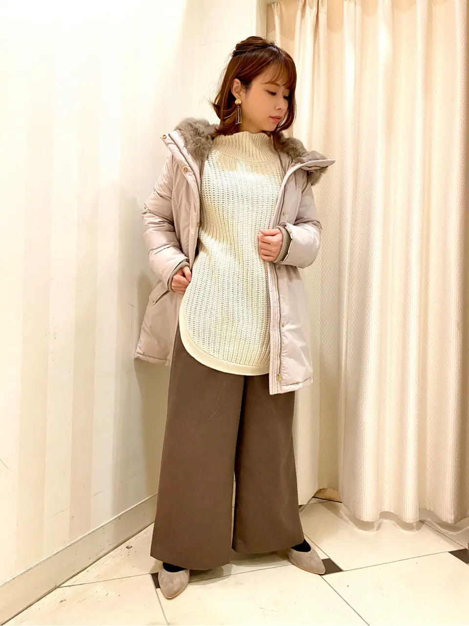 ANY SIS 横尾 コーディネート画像