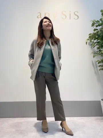 ANY SIS 岡本 コーディネート画像