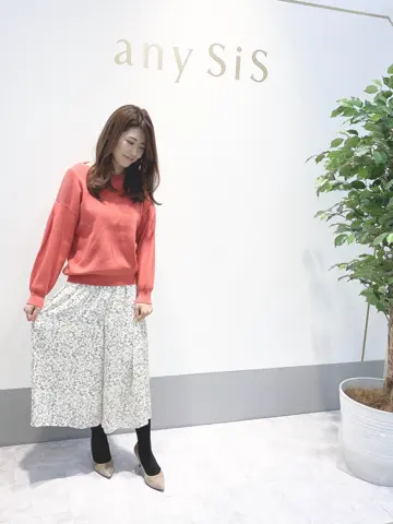 ANY SIS 岡本 コーディネート画像