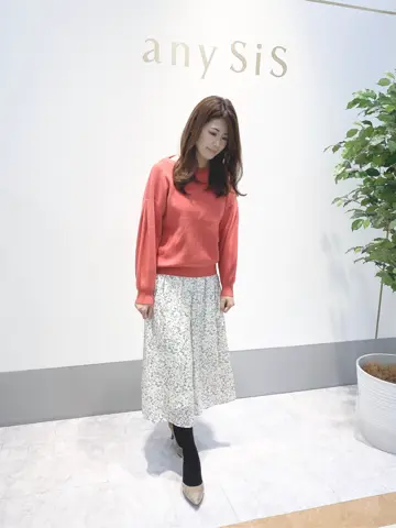 ANY SIS 岡本 コーディネート画像
