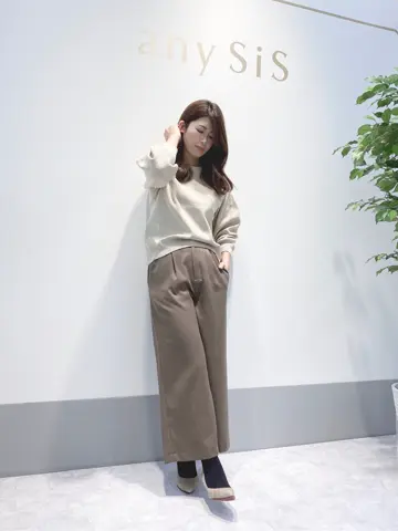 ANY SIS 岡本 コーディネート画像