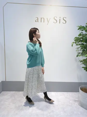 ANY SIS 岡本 コーディネート画像