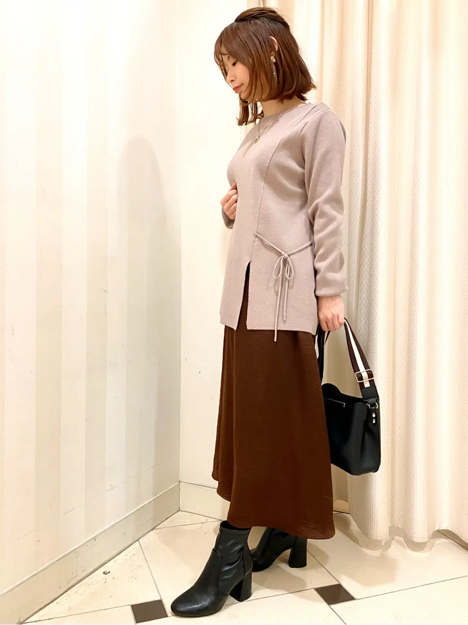 ANY SIS 横尾 コーディネート画像