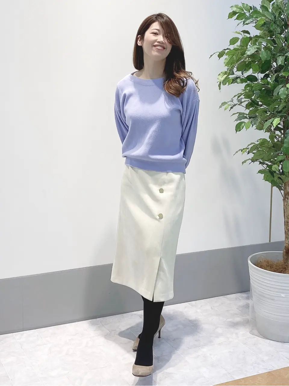 ANY SIS 岡本 コーディネート画像