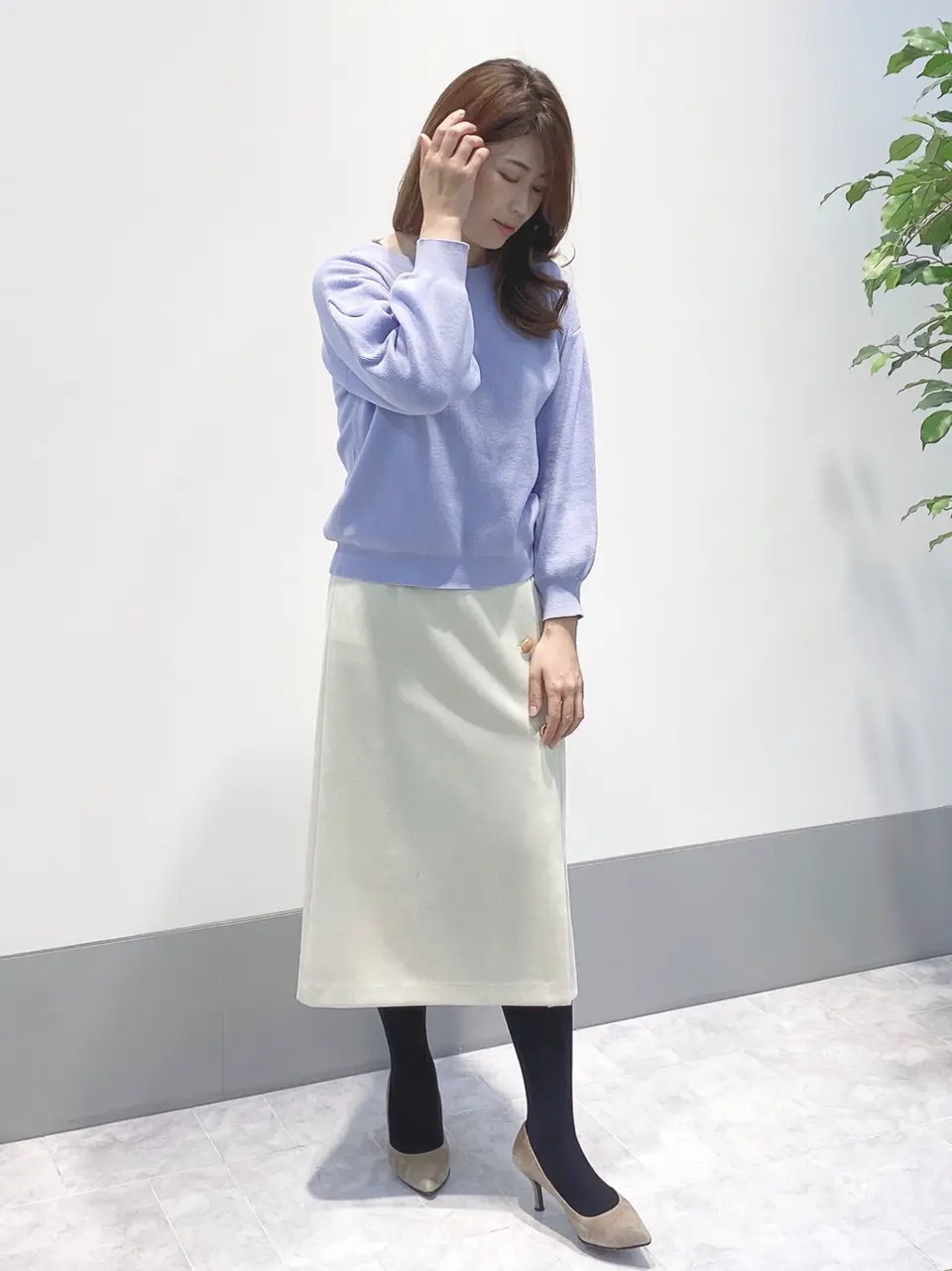 ANY SIS 岡本 コーディネート画像