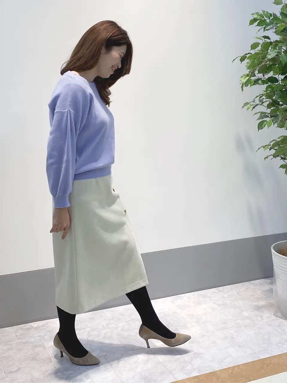 ANY SIS 岡本 コーディネート画像