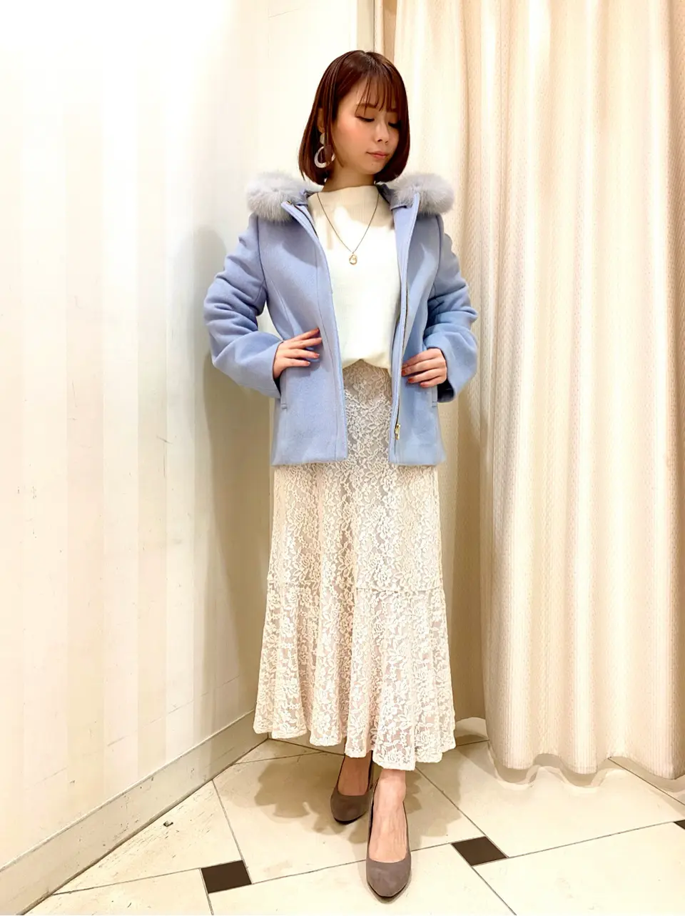 ANY SIS 横尾 コーディネート画像