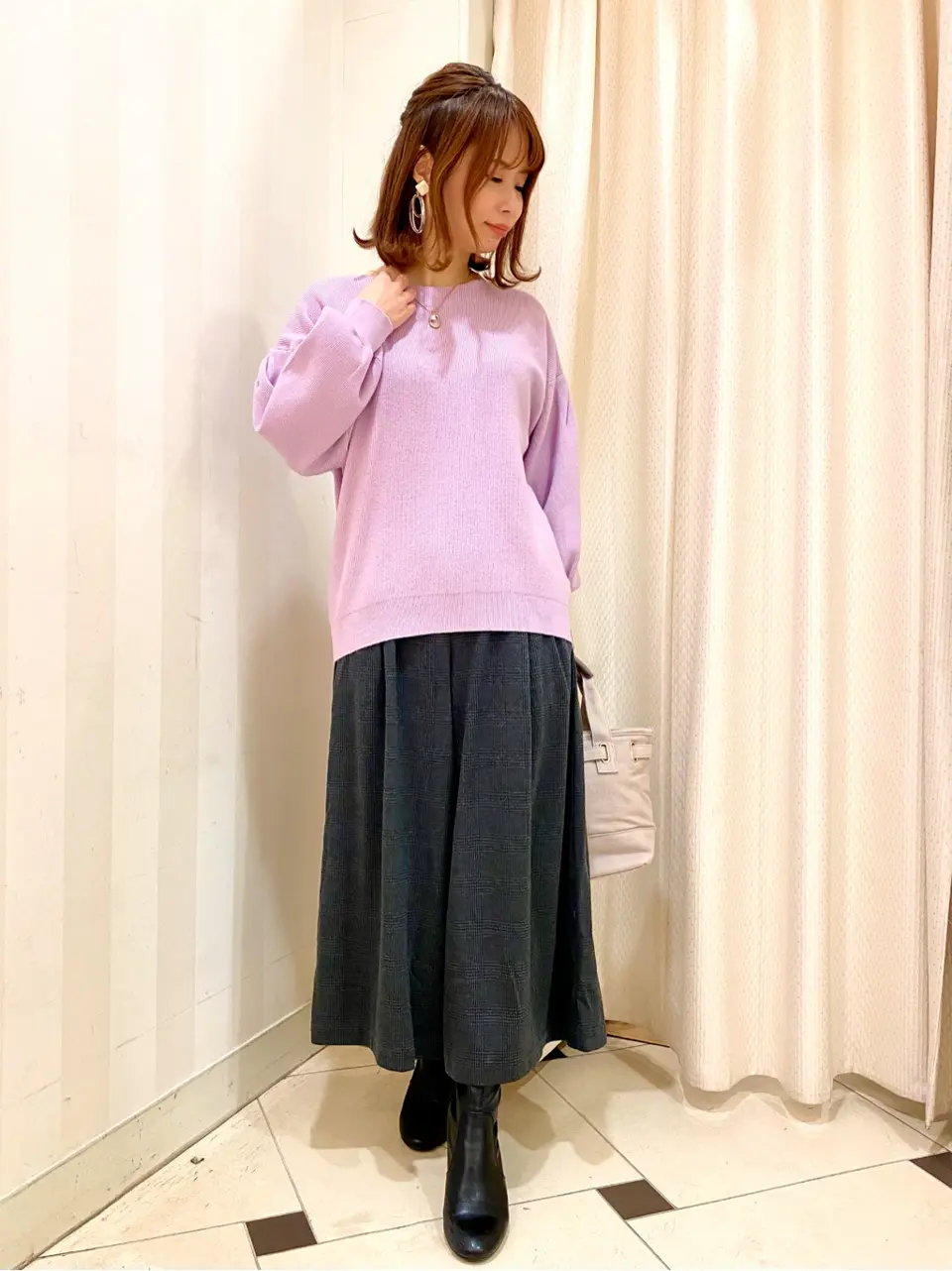 ANY SIS 横尾 コーディネート画像