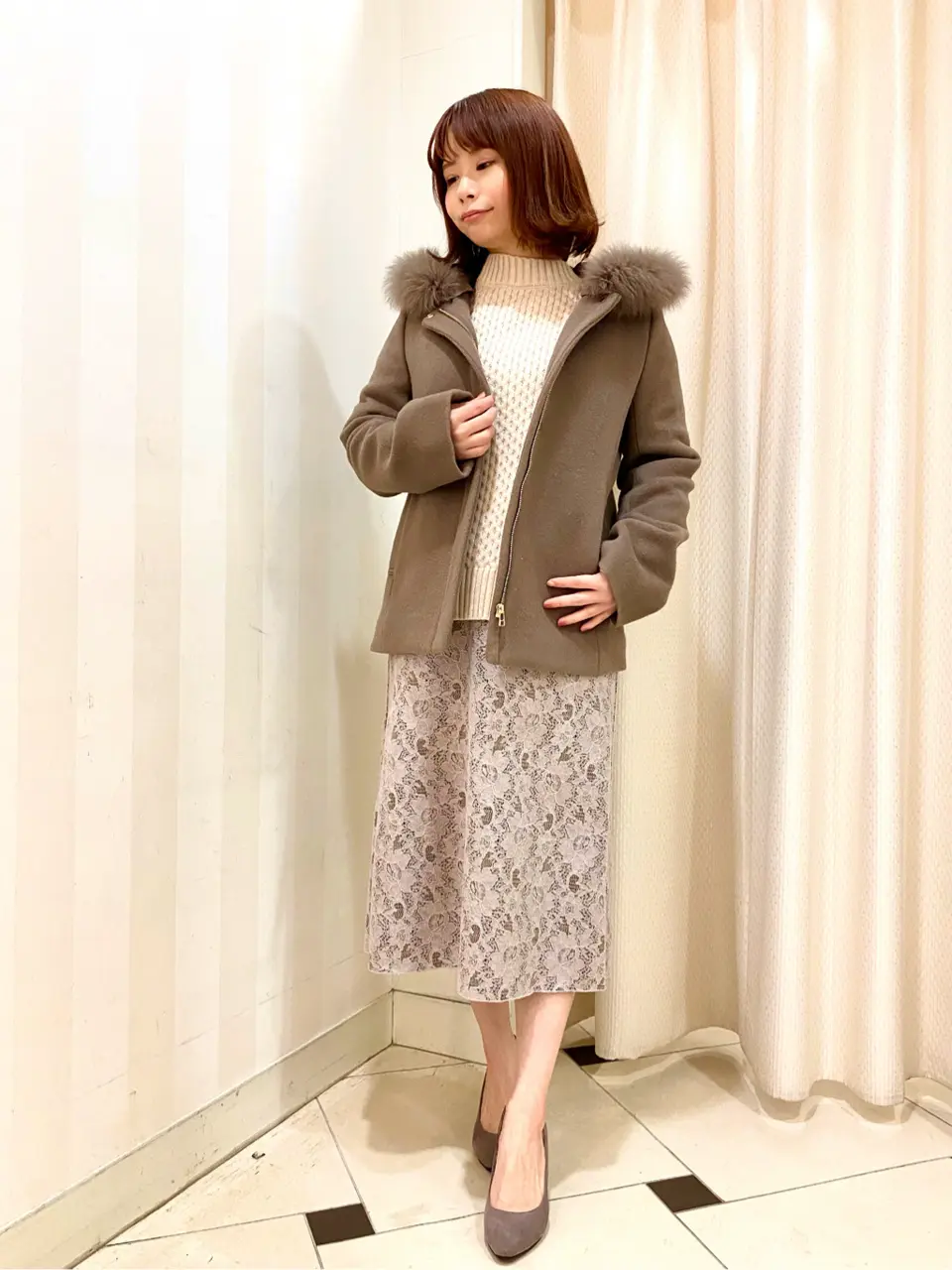 ANY SIS 横尾 コーディネート画像