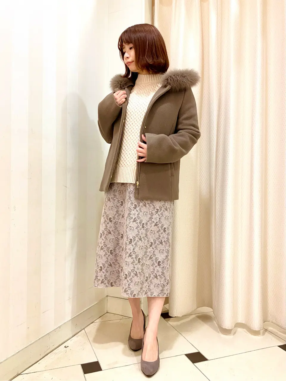 ANY SIS 横尾 コーディネート画像