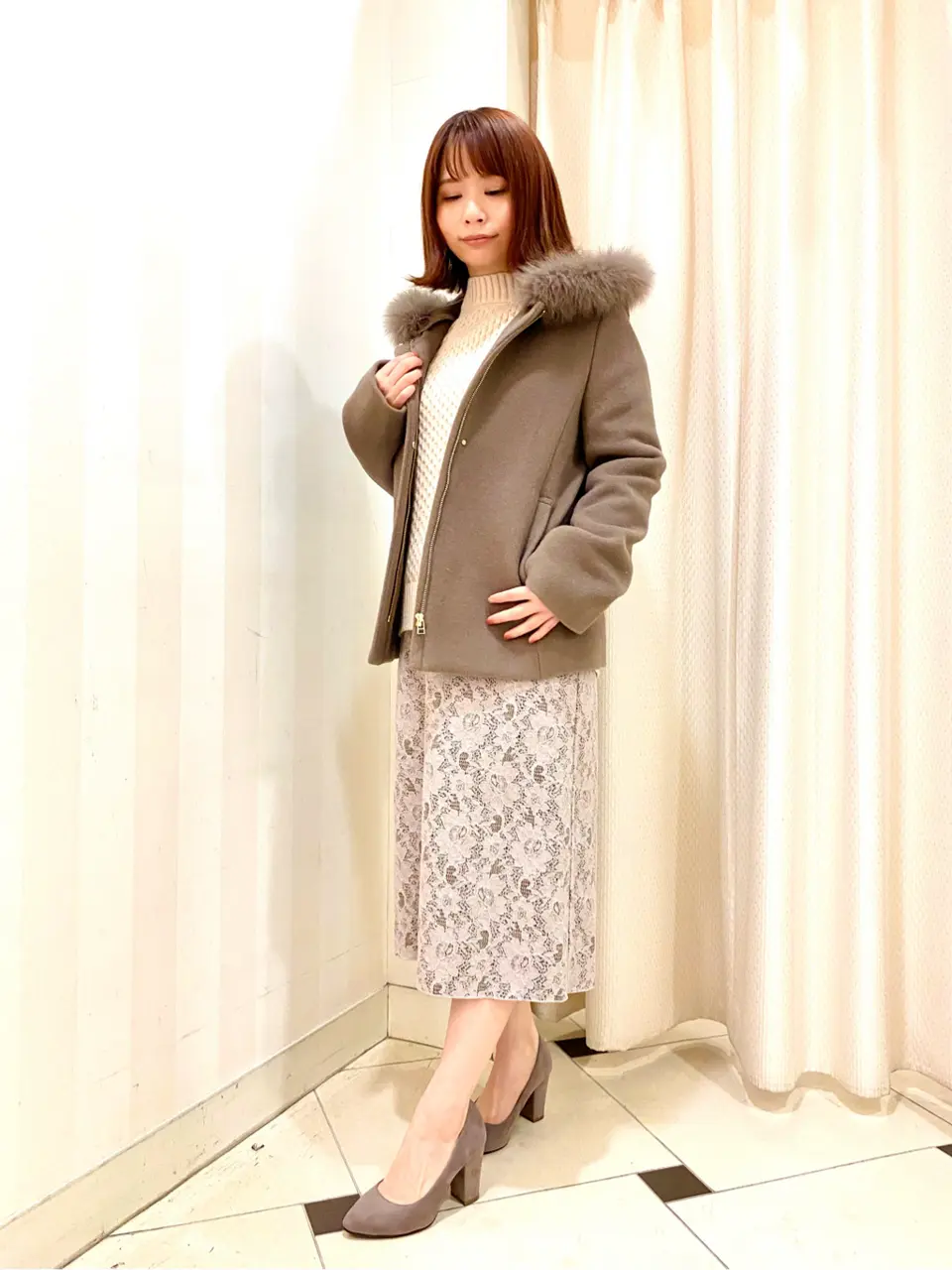 ANY SIS 横尾 コーディネート画像