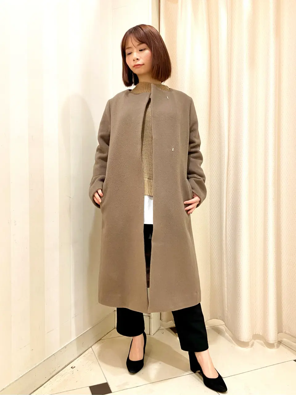 ANY SIS 横尾 コーディネート画像