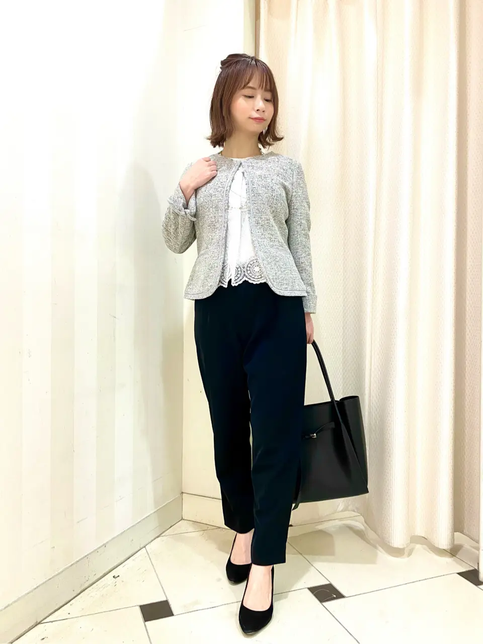 ANY SIS 横尾 コーディネート画像