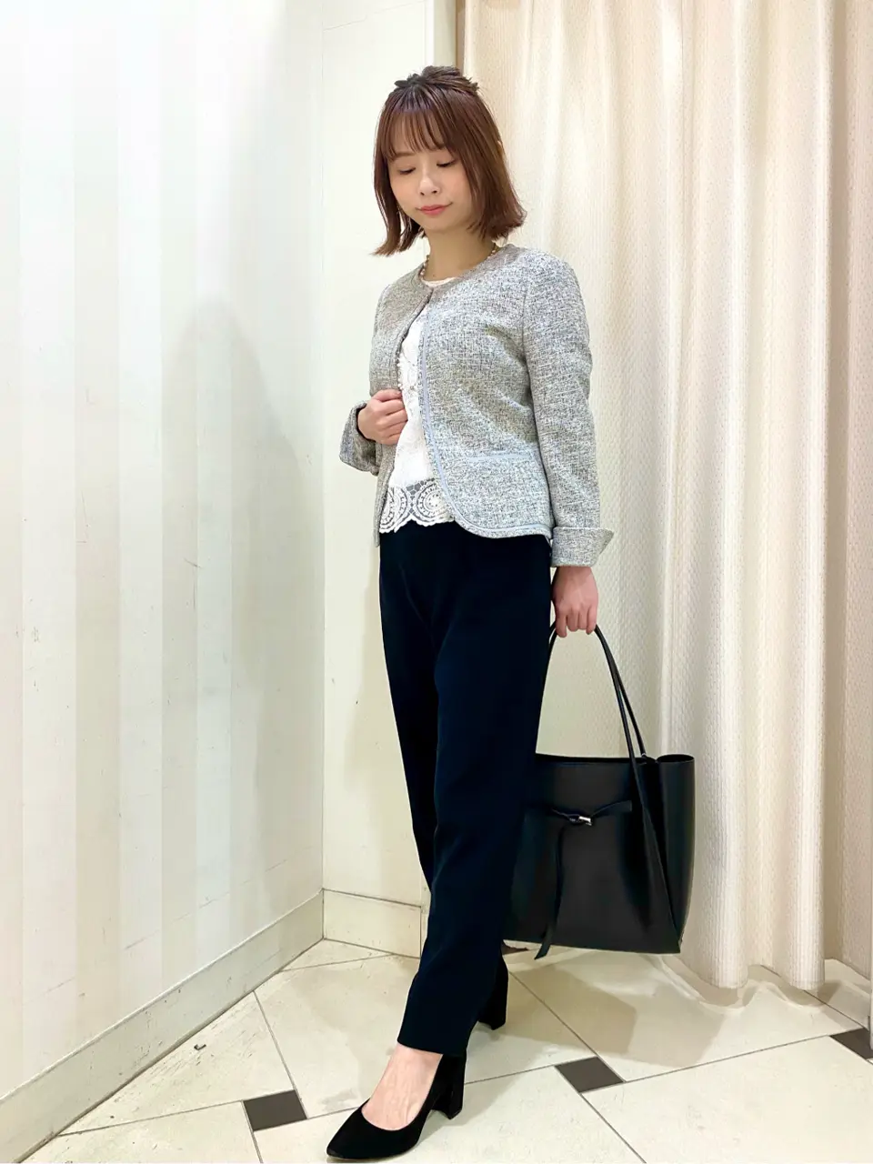 ANY SIS 横尾 コーディネート画像